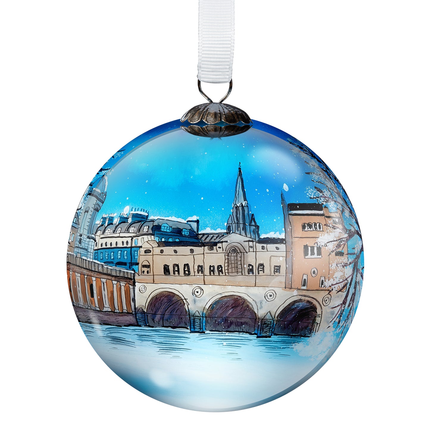 Bath Abbey hand painted bauble