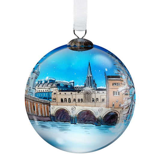 Bath Abbey hand painted bauble