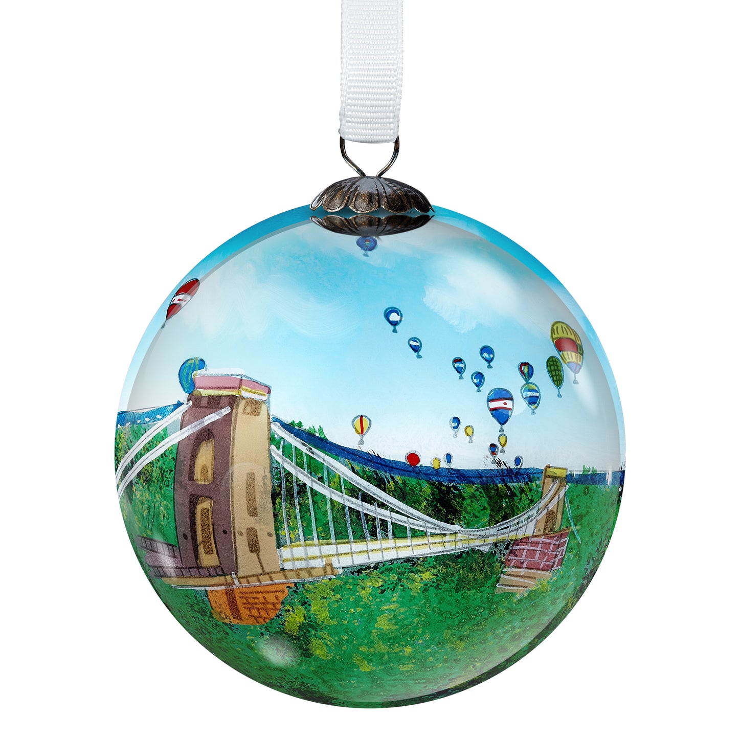 Bristol Suspension Bridge hand painted bauble