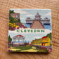 Clevedon ceramic coaster tile