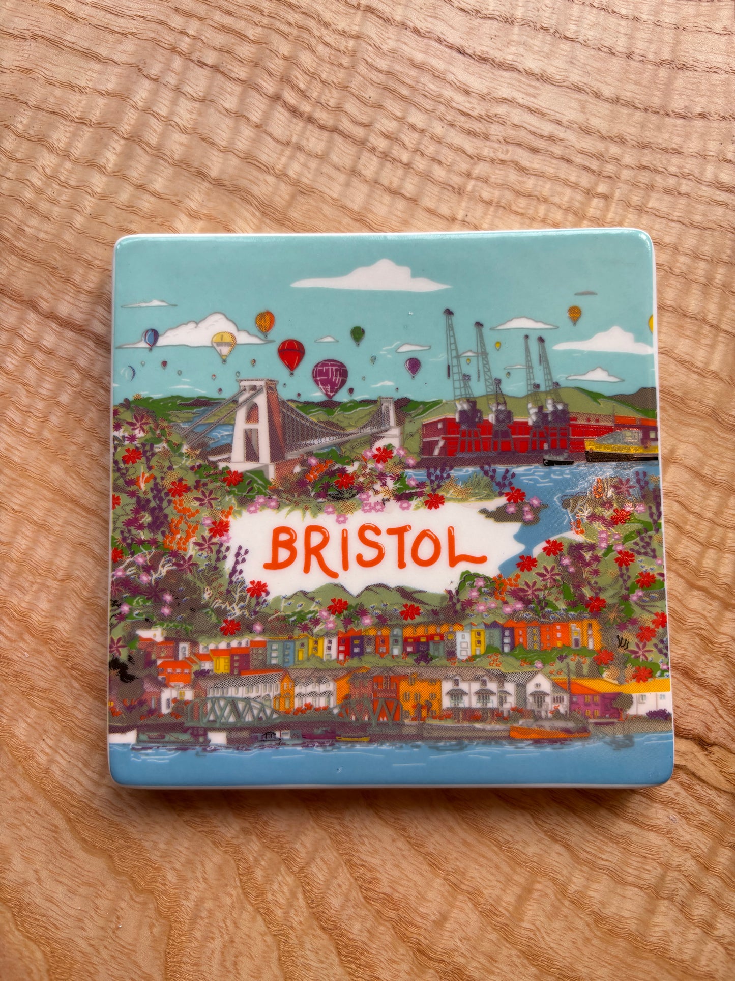 Bristol coaster ceramic tile
