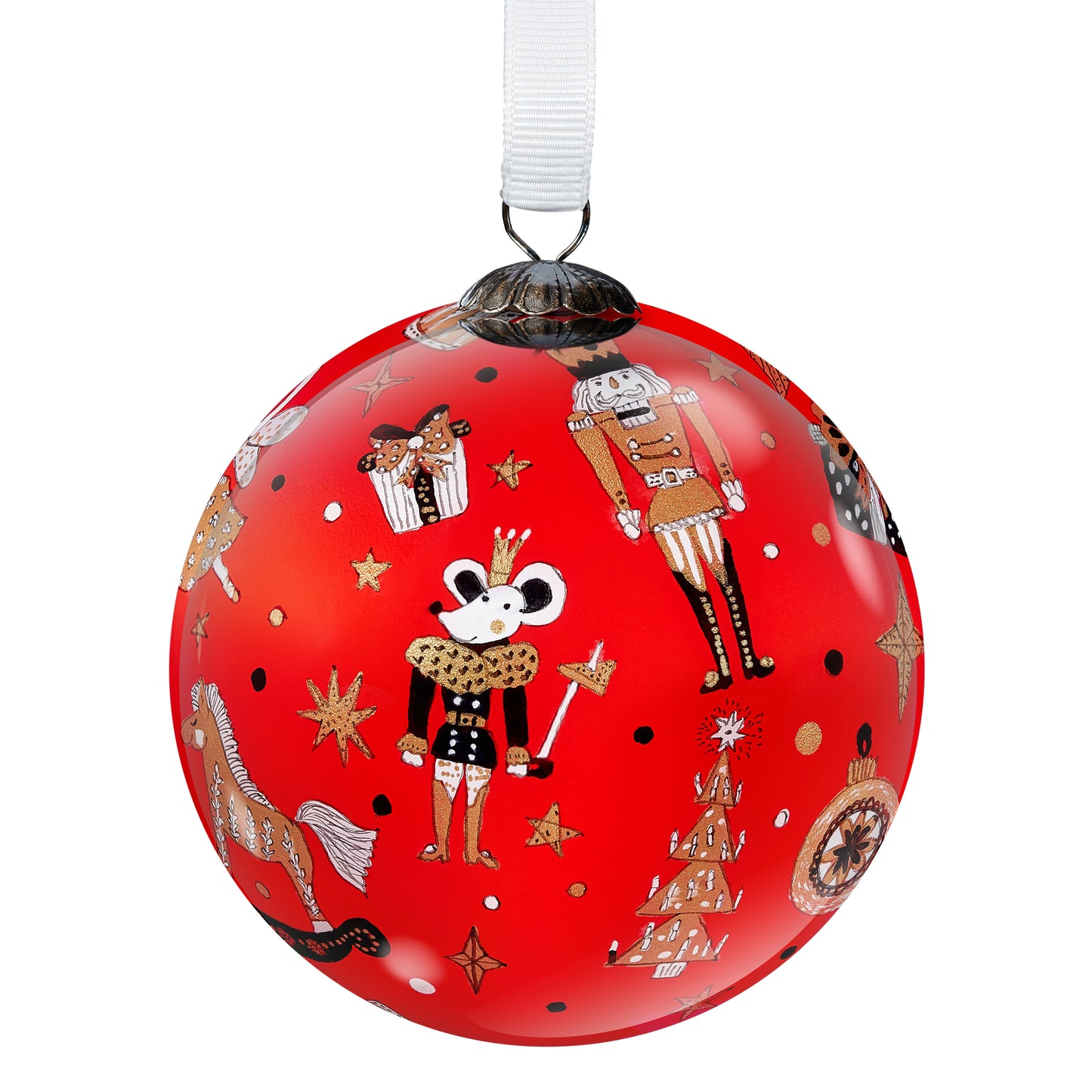 Red and Gold Nutcracker Decoration